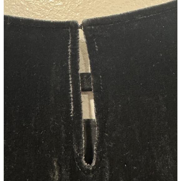 David Dart Floral Velvet Maxi Dress Women’s Plus Size 1X Short Sleeve Holiday - Picture 8 of 10